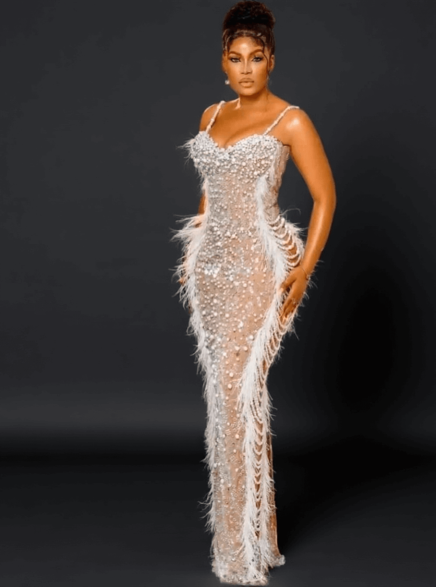 Pearl Maxi Dress Noura Couture
