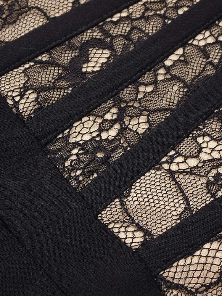 Off The Shoulder Ruffles Design Black Midi Dress