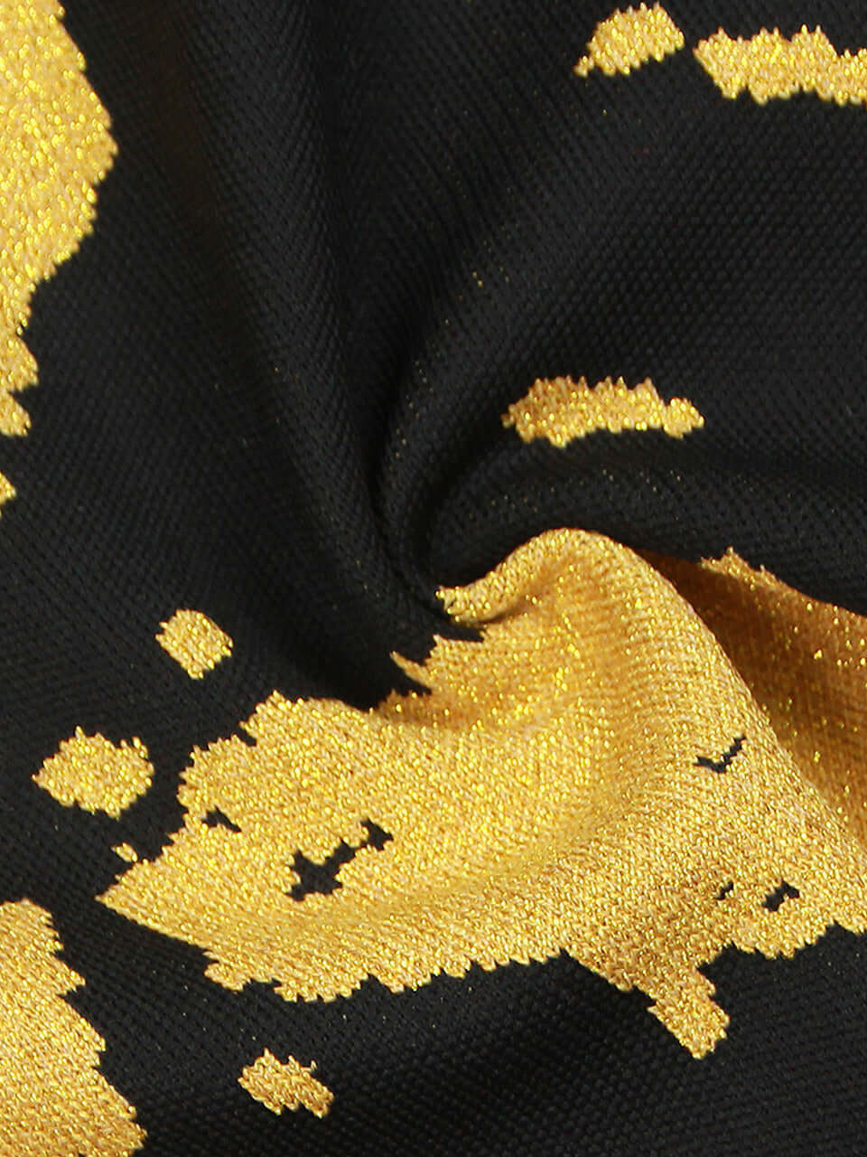Black Gold Sparkle Long Sleeve Dress: Shimmering Elegance for Every Occasion