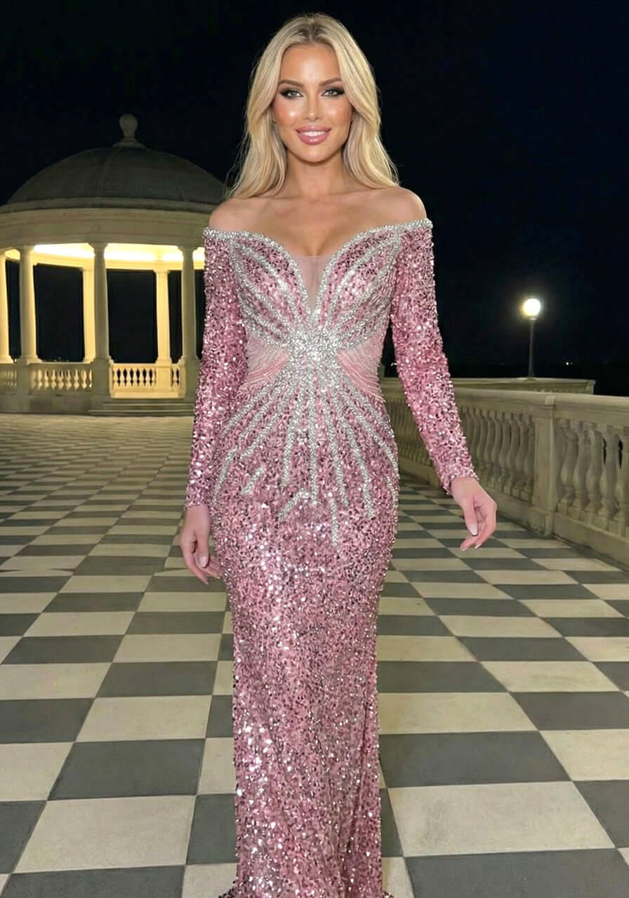 bardot sequin maxi dress American Express