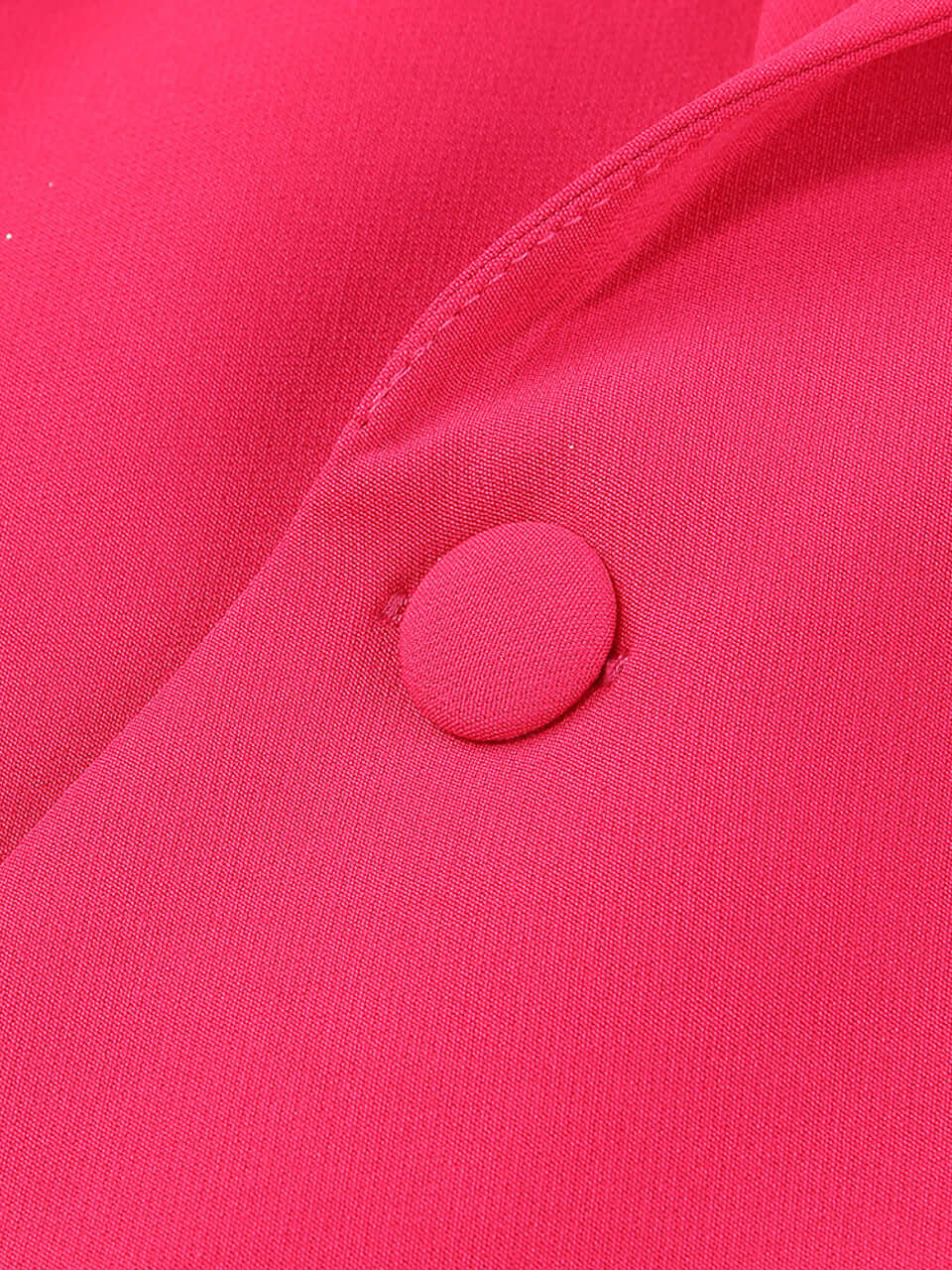 Long Sleeve Feather Detail Suit Hot Pink