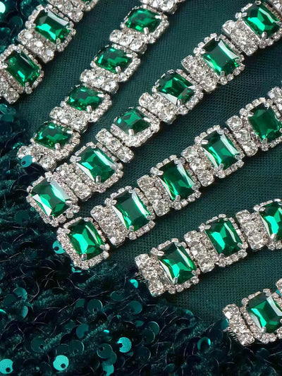 green sequin dress dress details