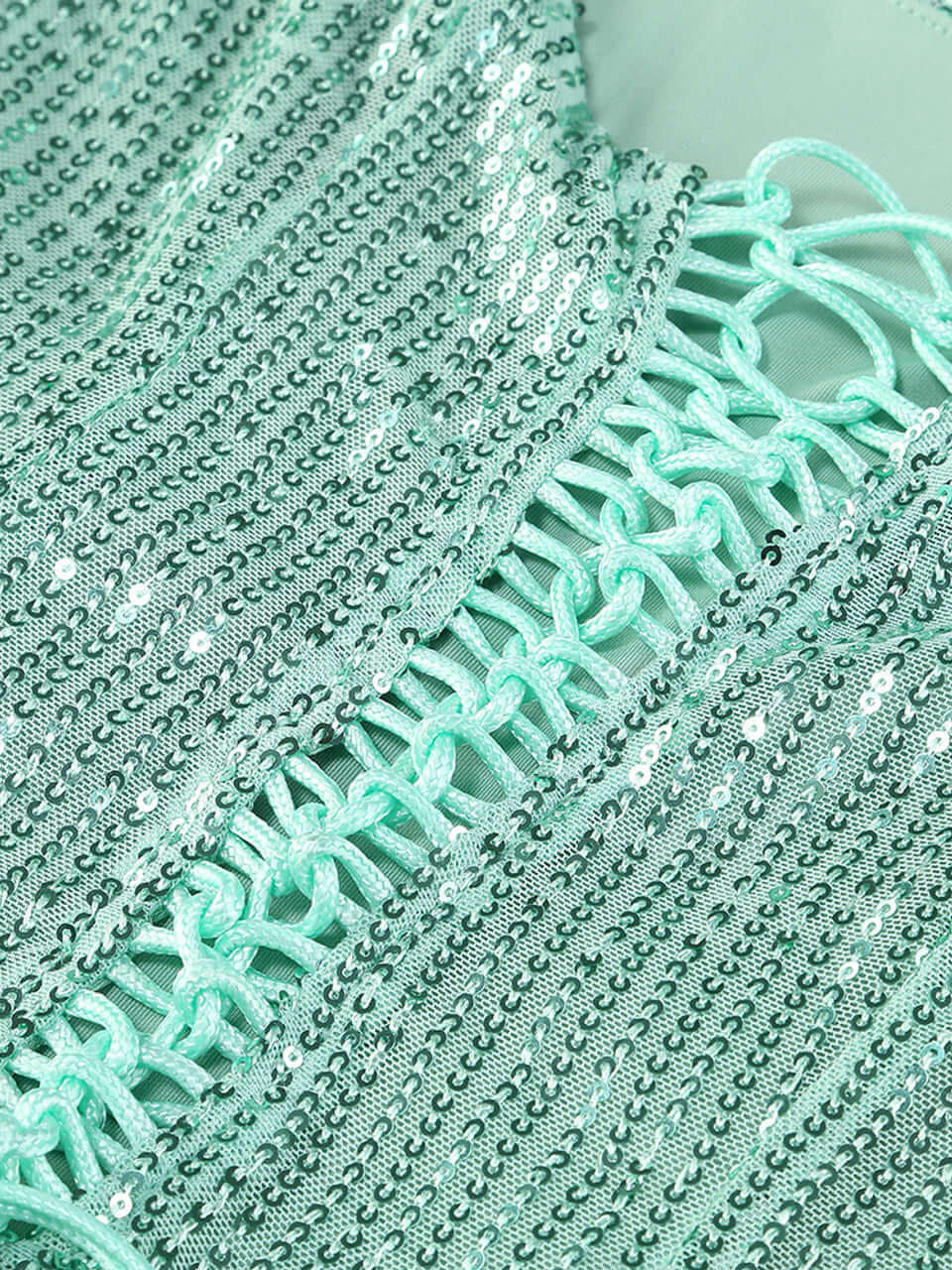 Emerald green sequin corset maxi dress with thigh-high slit for parties, red carpet & special occasions