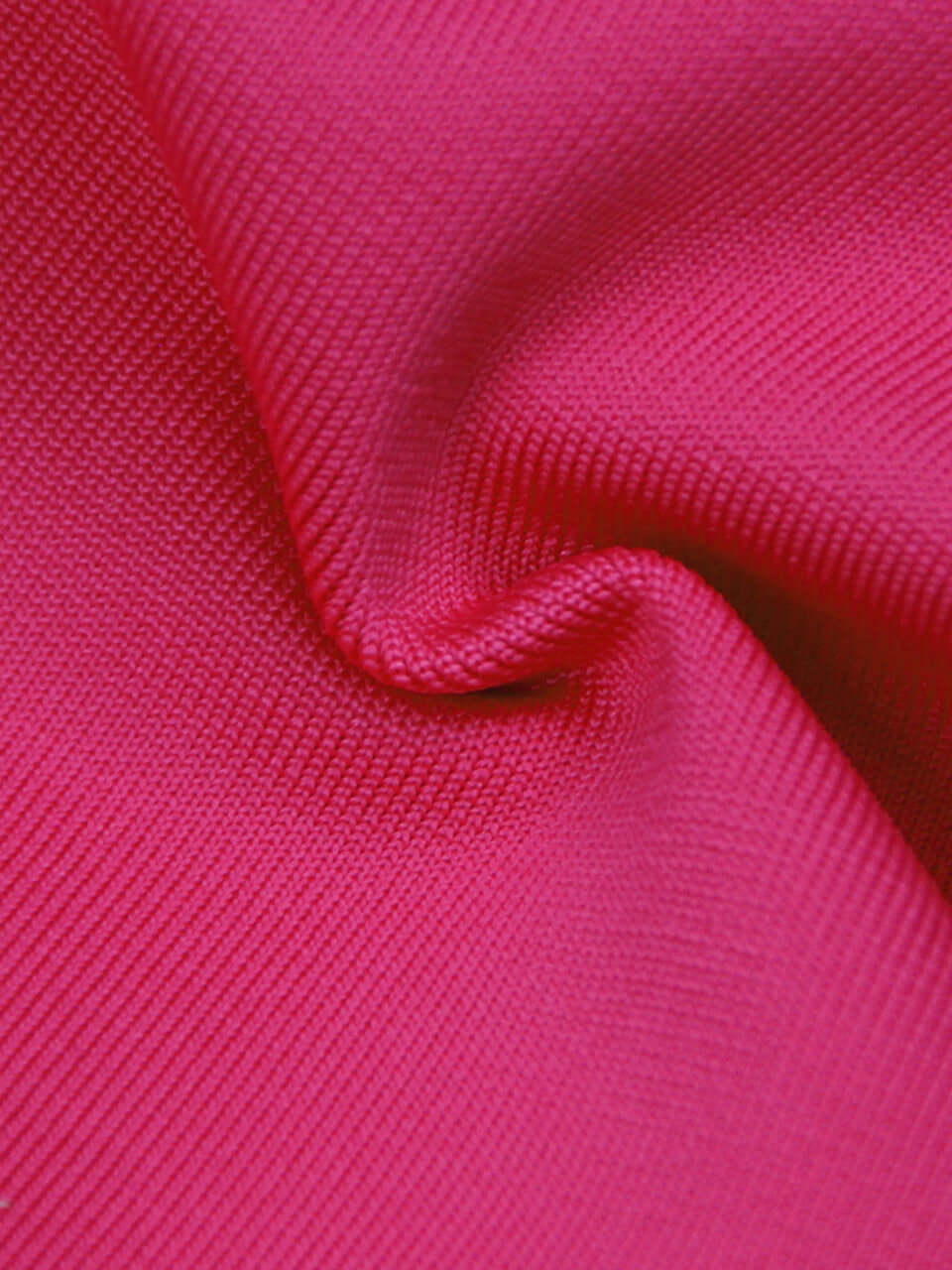 Hot Pink Strapless Flower Detail Crystal Mermaid Maxi Dress with floral and crystal embellishments for weddings and formal events.