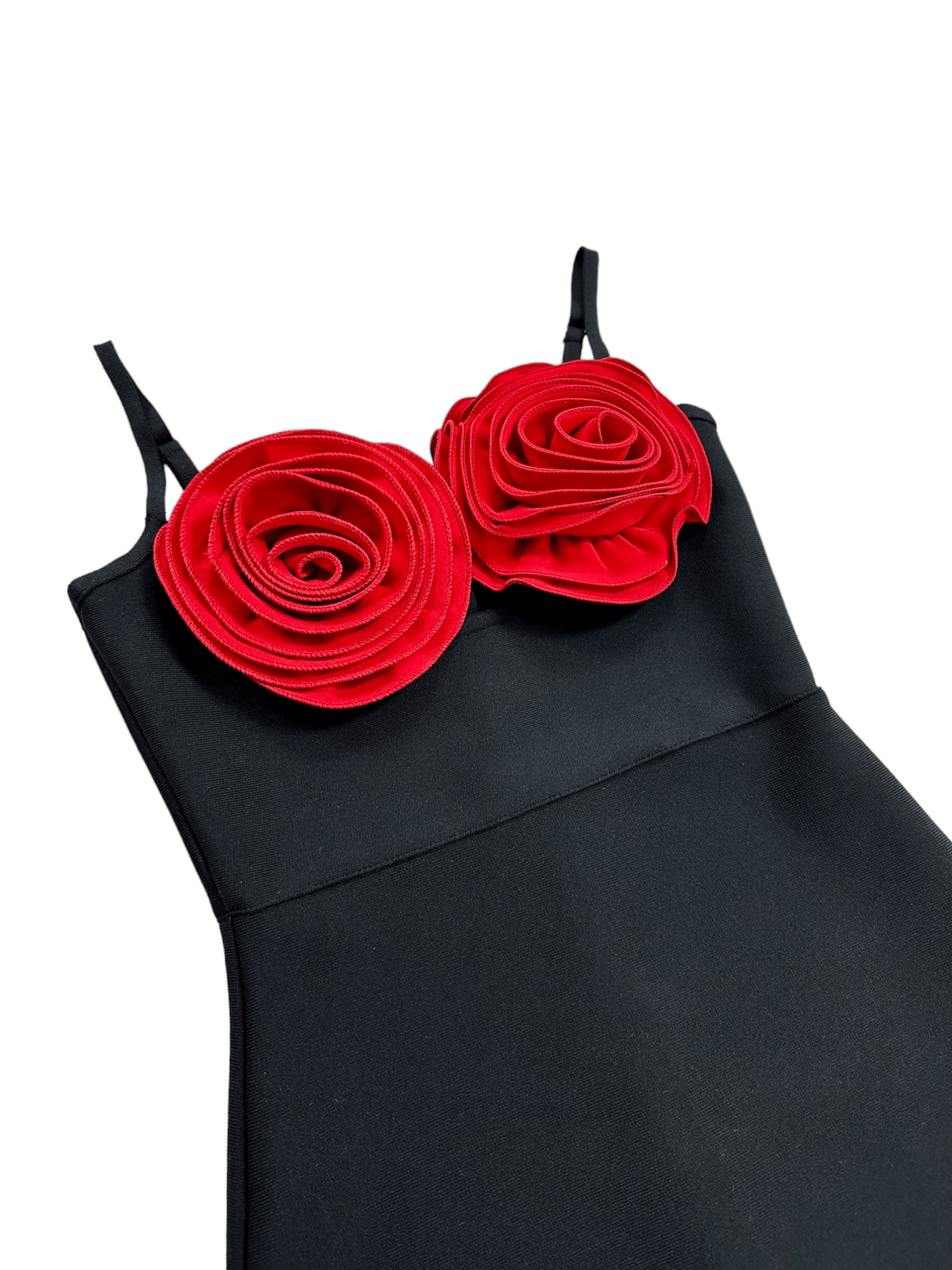 3D Flower Design Bandage Maxi Dress