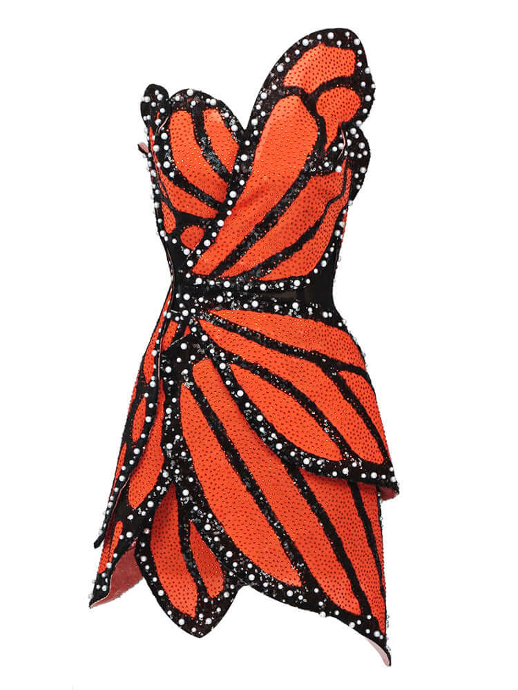 Phong Butterfly beaded mini dress Valensia Seven